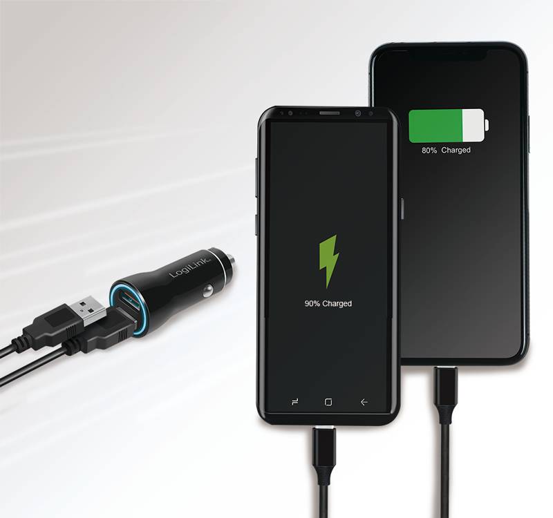 LOGILINK PA0285 USB voedingseenheid; Usb-A aansluiting x2; Voed.sp: 12÷24VDC - 1 stuk-3