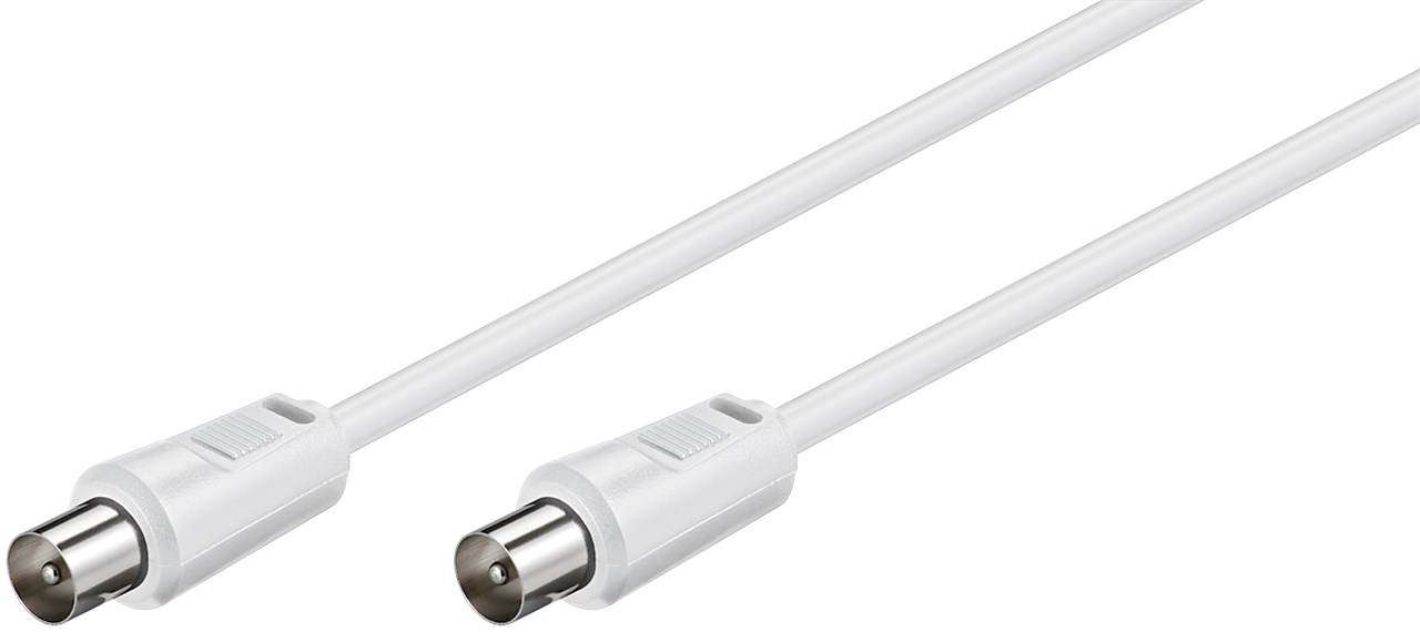 IEC (m) - IEC (m) coaxkabel / recht - wit - 1,5 meter-2