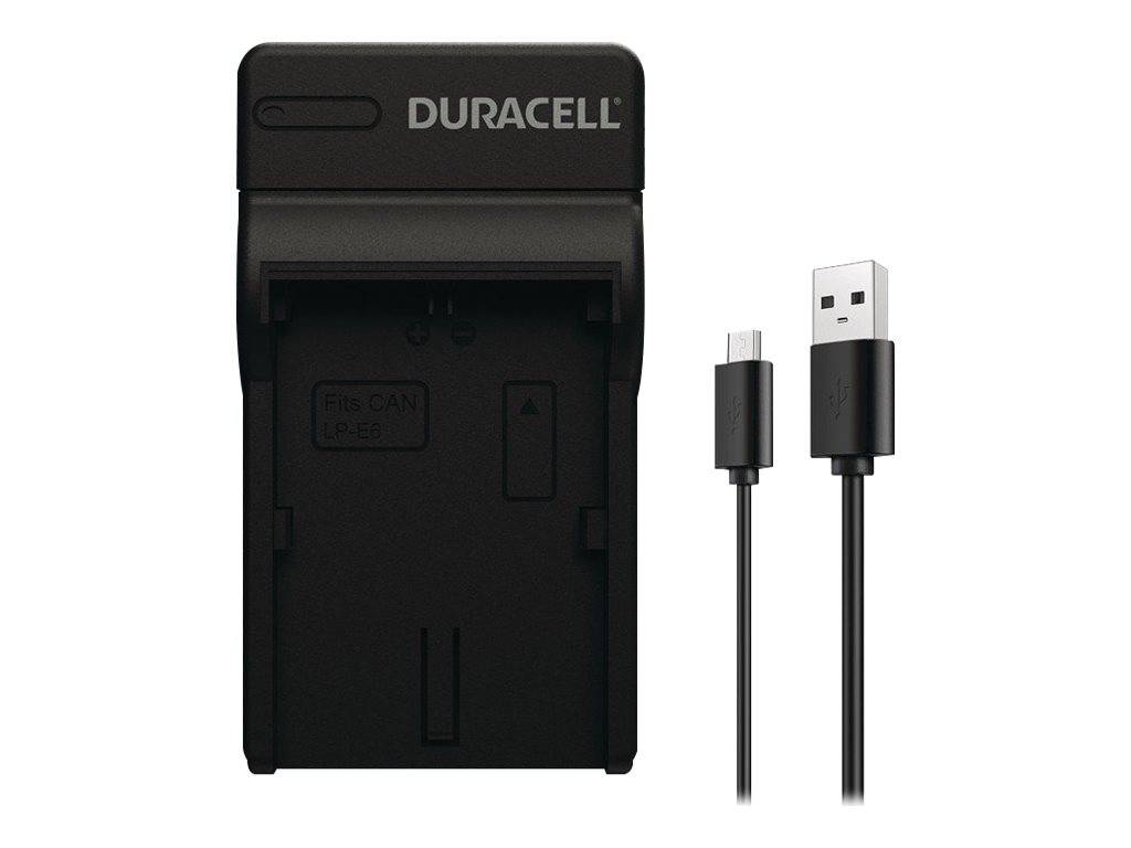 Duracell oplader met USB-kabel voor DR9943/LP-E6-2