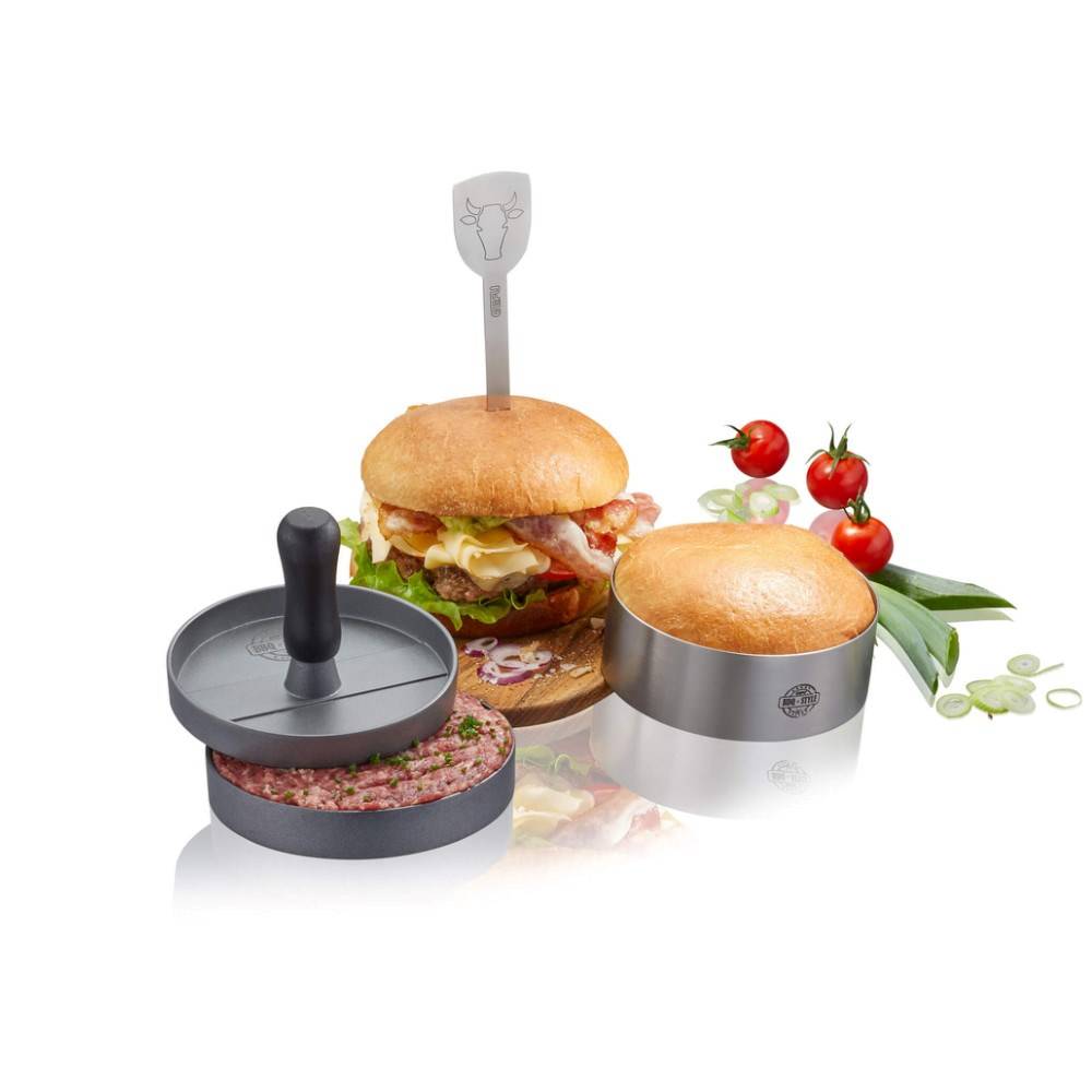 GEFU BBQ G-89494 - 3-delige burgerset-0