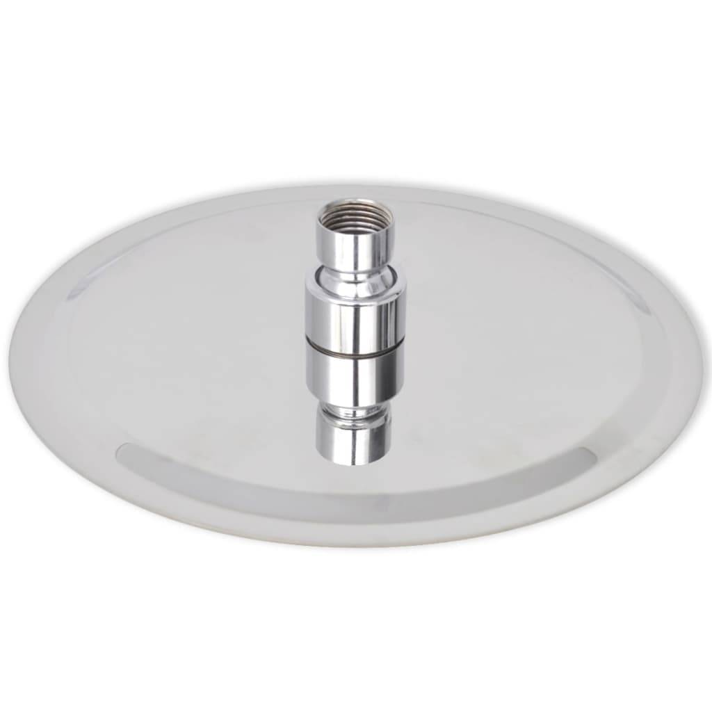 vidaXL - Regendouchekop - rond - 20 - cm - roestvrij - staal-3