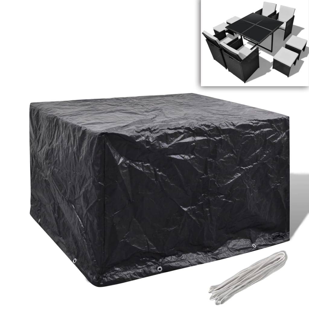 vidaXL - Tuinmeubelhoes - met - 8 - oogjes - 113x113x73 - cm-1