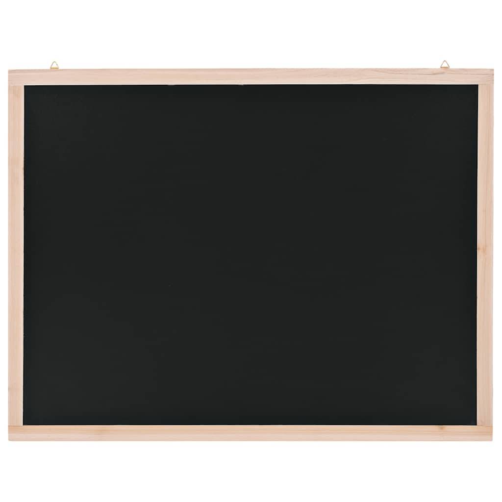 vidaXL - Krijtbord - voor - aan - de - wand - 60x80 - cm - cederhout-2