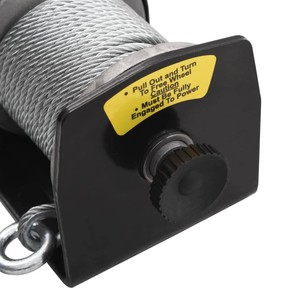 VidaXL Elektrische lier 12V 907 kg met afstandsbediening-1