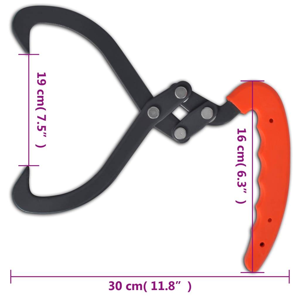 vidaXL - Boomtangen - 4 - st - met - PVC - handvat-4