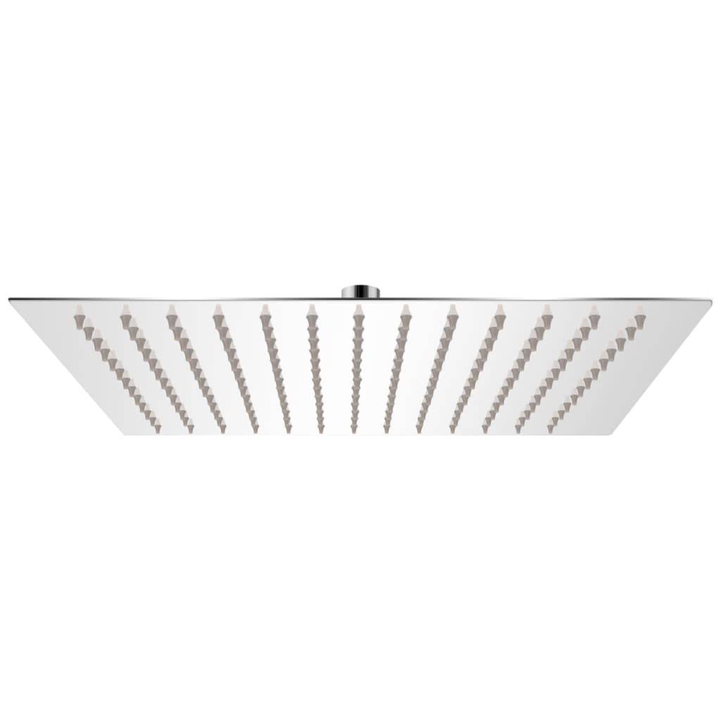 vidaXL - Regendouchekop - vierkant - 25x25 - cm - roestvrij - staal-0