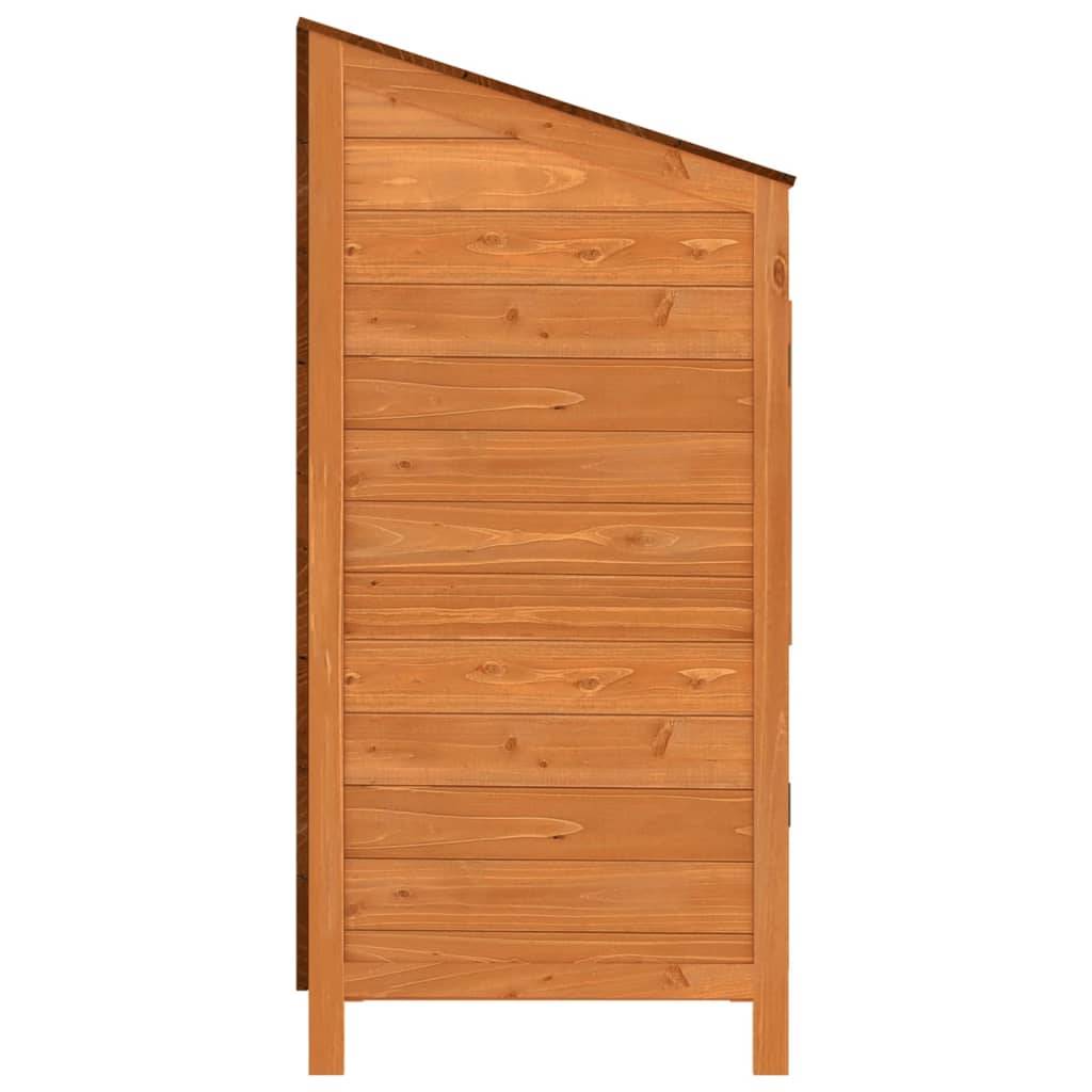 vidaXL - Tuinschuur - 55x52x112 - cm - massief - vurenhout - bruin-4