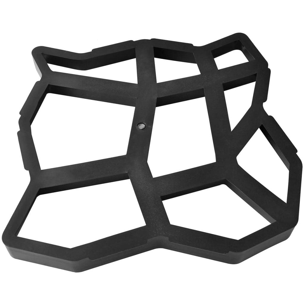 vidaXL - Mal - voor - tuinpad - 42 - x - 42 - x - 4 - cm - set - van - 2-1