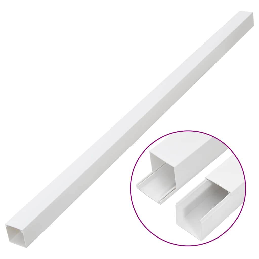Vidaxl kabelgoot 40x25 mm 30 m pvc 87210123657428721012365742-2
