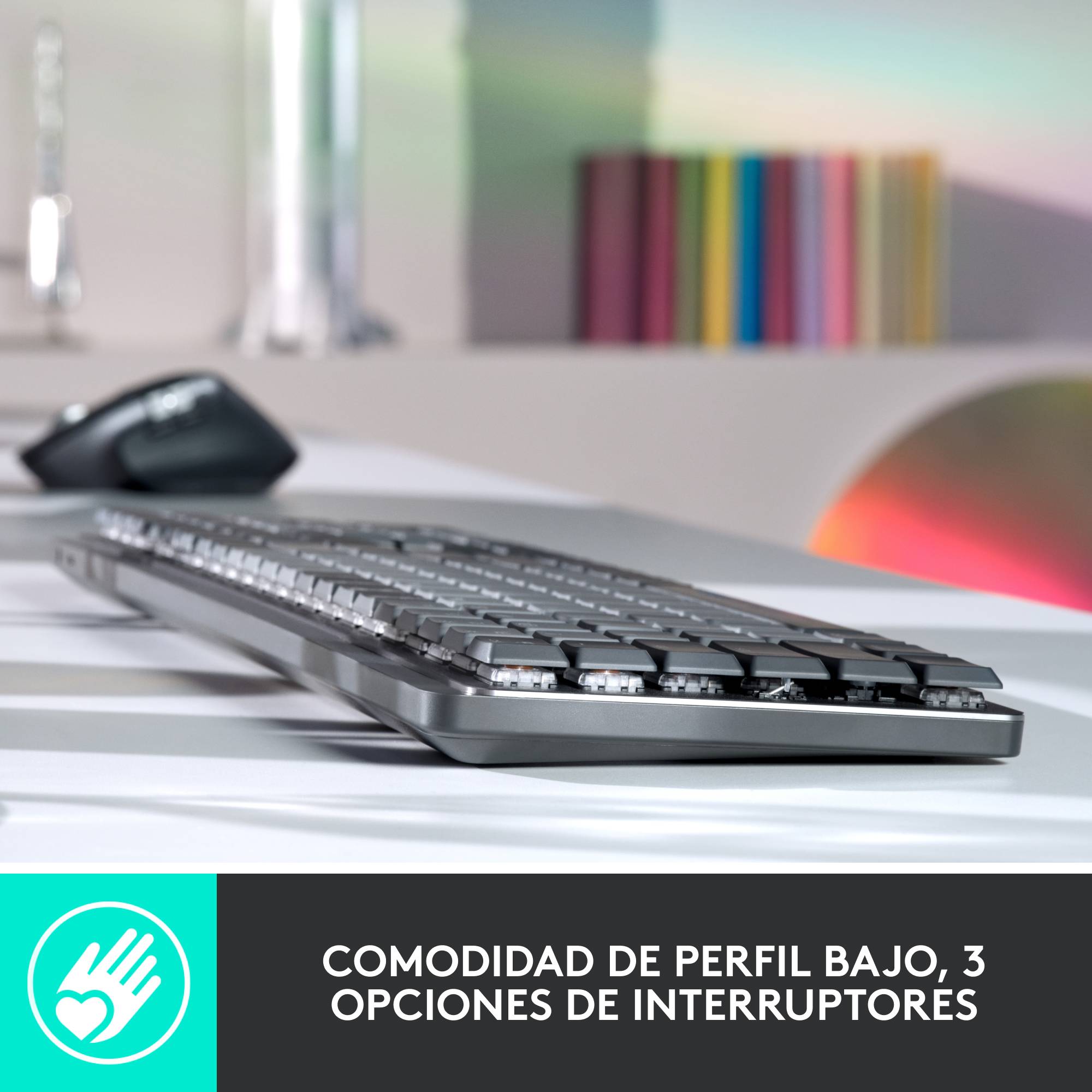 LOGITECH MX Mechanical Draadloos Toetsenbord Metaal QWERTY US 920-010757-2