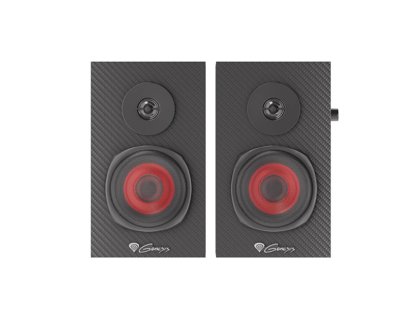 NAT GENESIS Helium 200 1-weg Zwart, Rood Bedraad 20 W-2