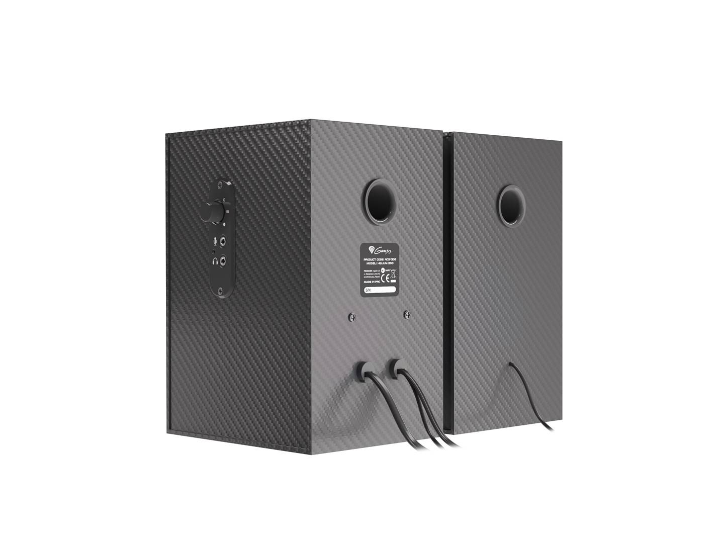 NAT GENESIS Helium 200 1-weg Zwart, Rood Bedraad 20 W-4