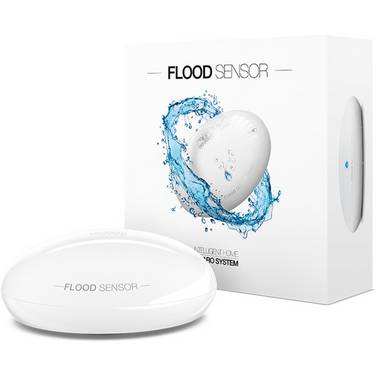 Fibaro Overstromingssensor - Draadloze Waterlek Sensor - Z-Wave, Z-Wave Plus (FGFS-101 ZW5)