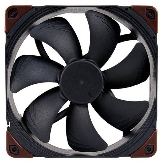 Noctua NF-A14 INDUSTRIALPPC-2000 PWM Computerbehuizing Ventilator 14 cm Zwart/Bruin-1
