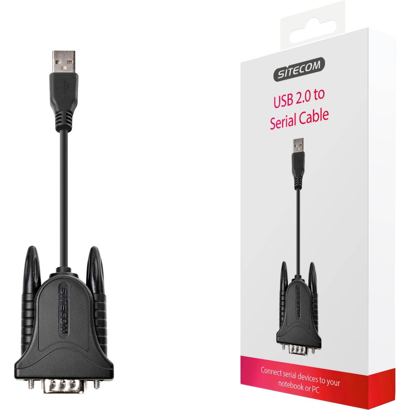 Sitecom USB > Seriële Kabel 0,6m USB-adapter-0