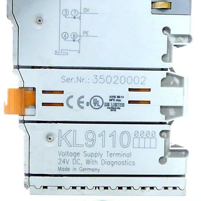 Beckhoff Automation KL9110 Automatiseringsmodule: voeding; -25÷60°C; IP20; 24VDC - 1 stuk-1
