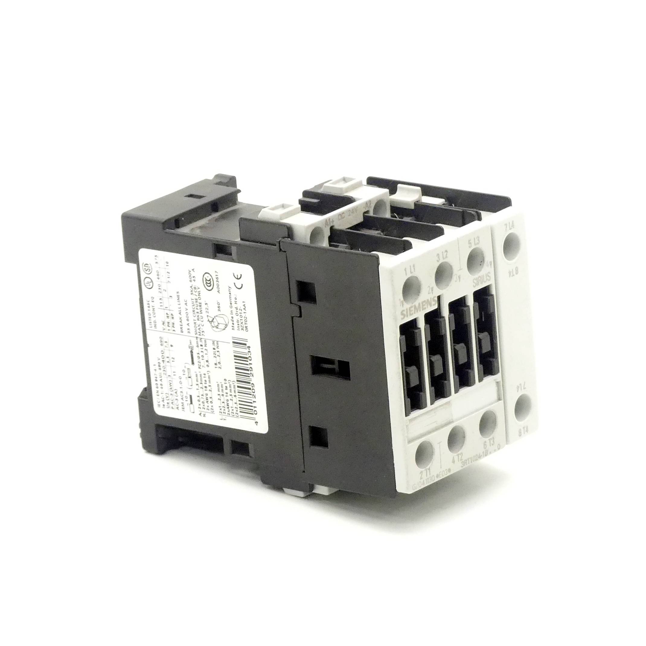 Siemens - 3RT1024-1BB40 - LOW VOLTAGE, SWITCHING TECHNOLOGY-0