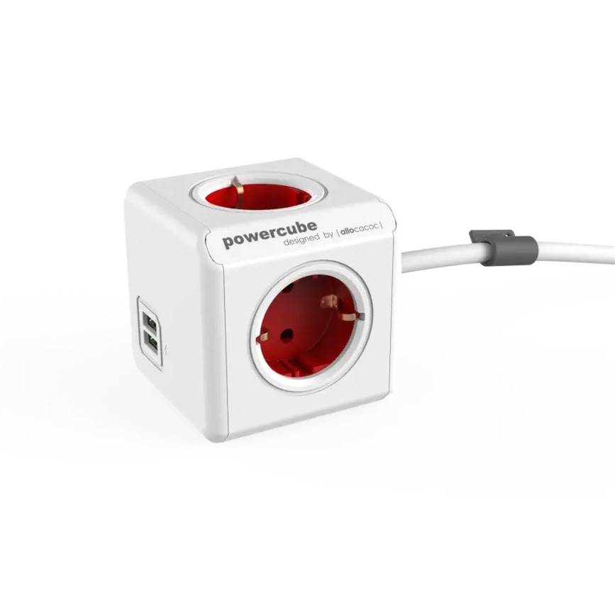 Allocacoc PowerCube Extended USB Voedingsverdeler AC 230 V-0
