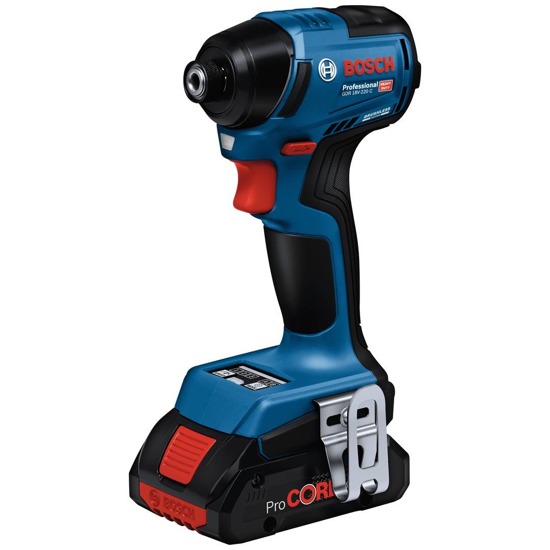 Bosch GDR 18V-220 C 06019L6003 Slagmoersleutel Incl. 2 accu's, Incl. lader, Incl. koffer-1