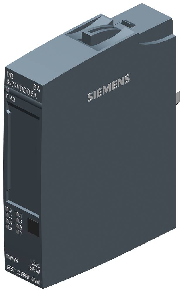 Siemens 6ES7132-6BF01-2AA0 - SIMATIC ET 200SP, Digitale uitgangsmodule, DQ 8x 2-0