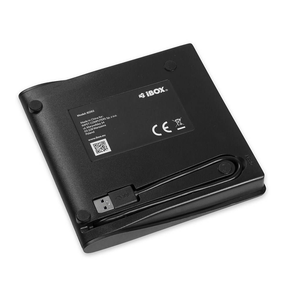 iBox IED02 optische schijfstation DVD-ROM Zwart-2