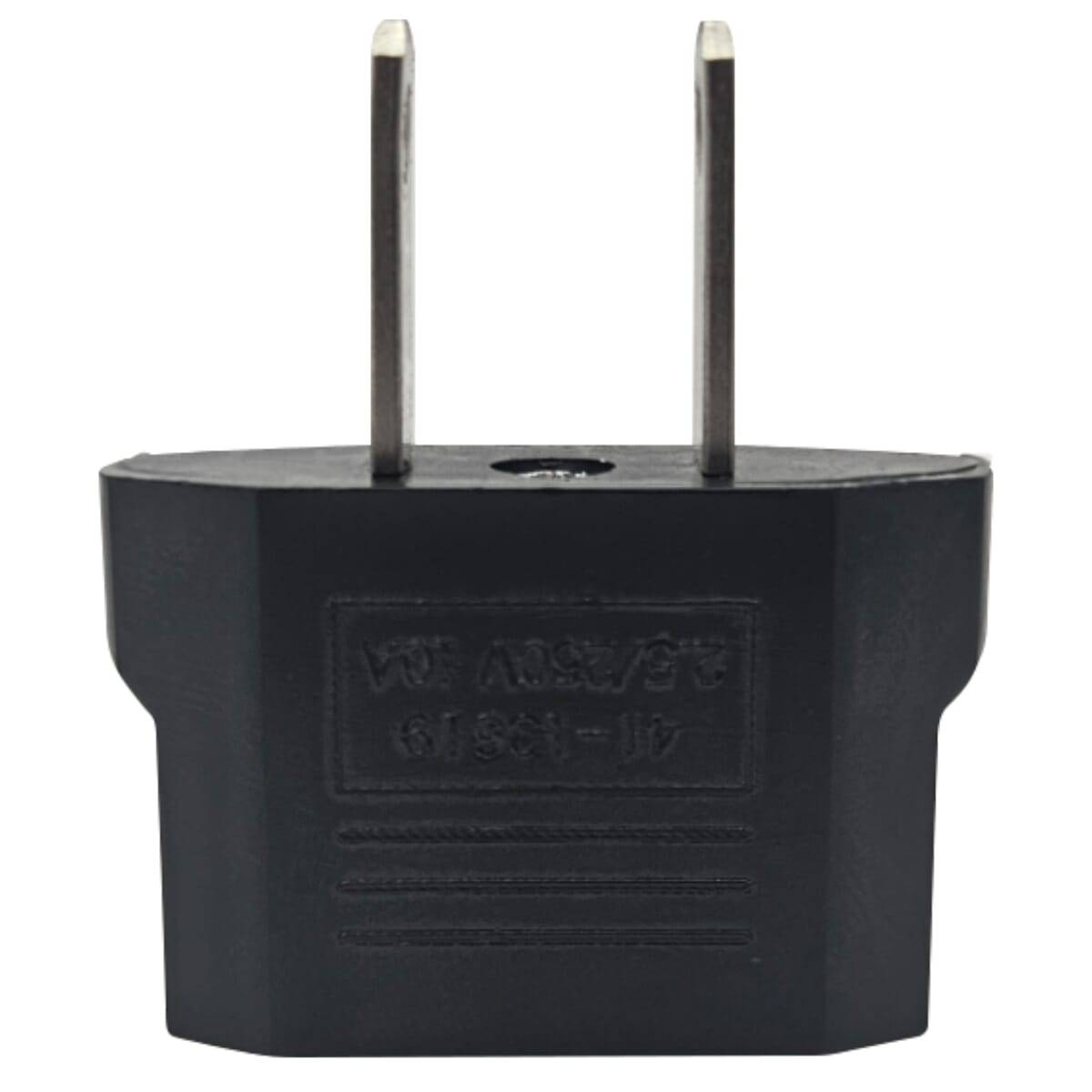 Orbit Electronic Reisstekker EU-USA/Canada - Type C/E/F naar A/B - Ongeaard - 2.5A - 600W - Zwart-2