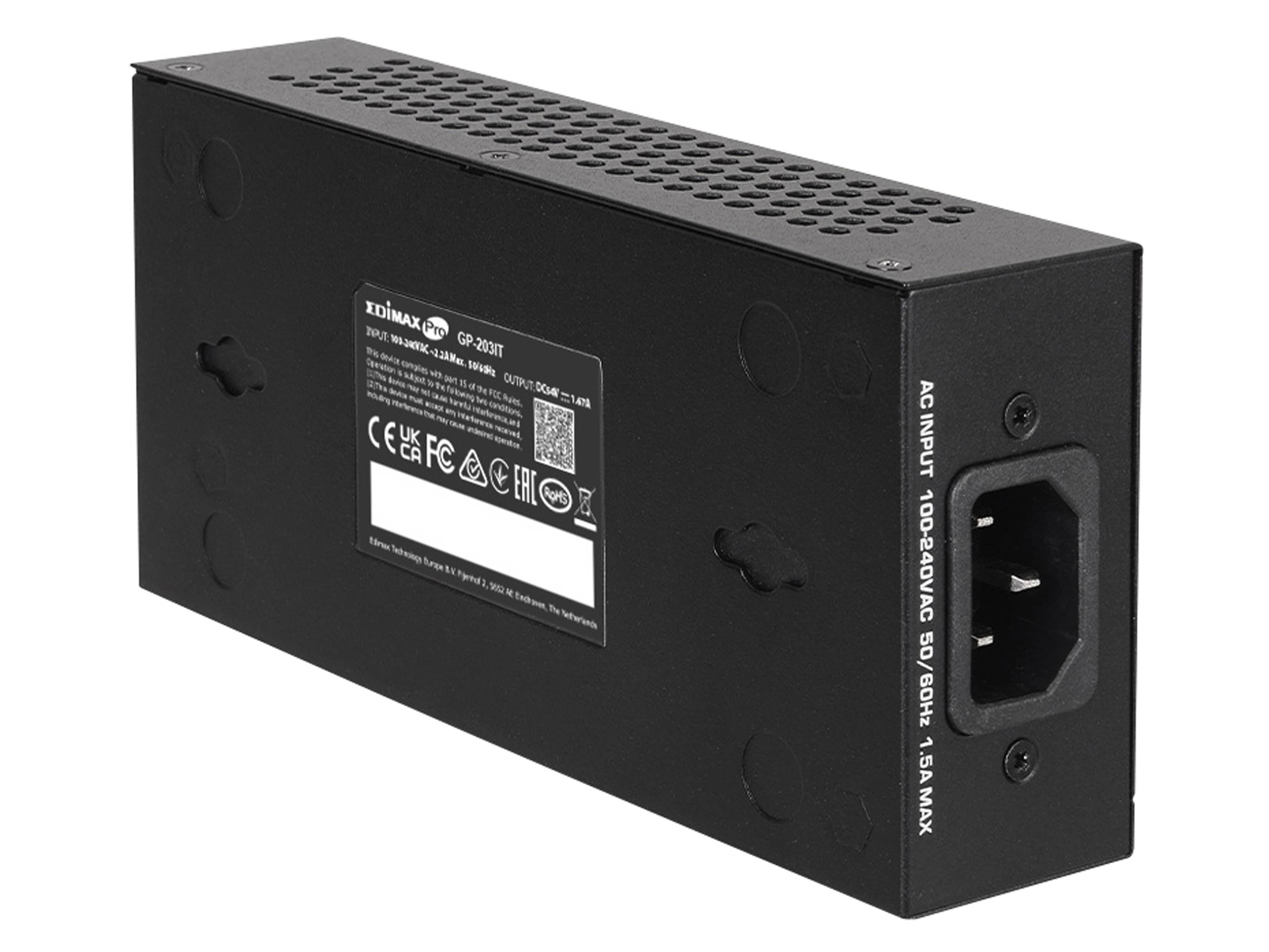 Symboolafbeelding voor Edimax GP-203IT - 2.5 Gigabit Ethernet - Schnelles Ethernet - Gigabit Ethernet - 10,100,1000,2500 Mbit/s - IEEE 802.3 -