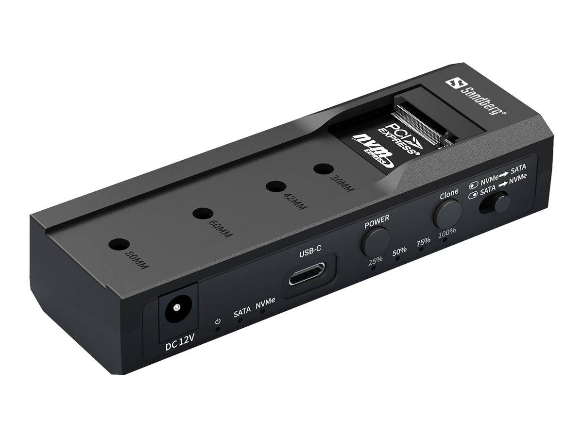 Sandberg USB 3.2 Cloner en Dock voor M2 + NVMe + SATA-0
