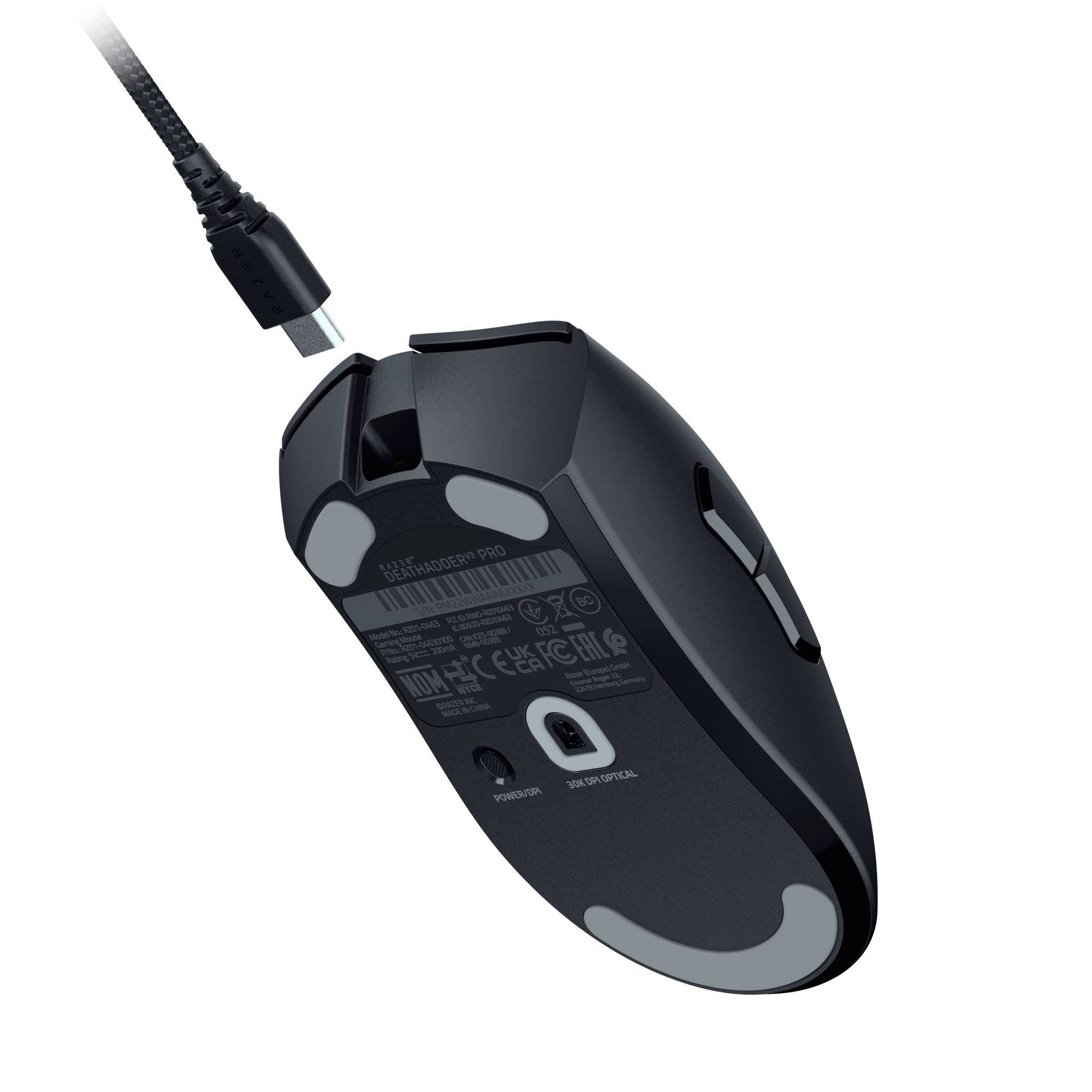 Razer DeathAdder V3 Pro - Ergonomische Gaming Muis - Draadloos - Optisch - 5 Knoppen - Zwart - RZ01-04630100-R3G1-2