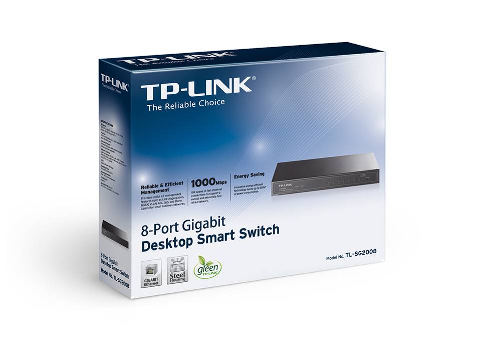 TP-LINK TL-SG2008 Netwerk switch 8 poorten 1 GBit/s-1