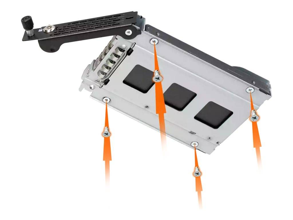 Wij-Ra. IcyDock 6,3 cm SATAI-III/SAS HDD en SSD in 1x3,5" metaal-2