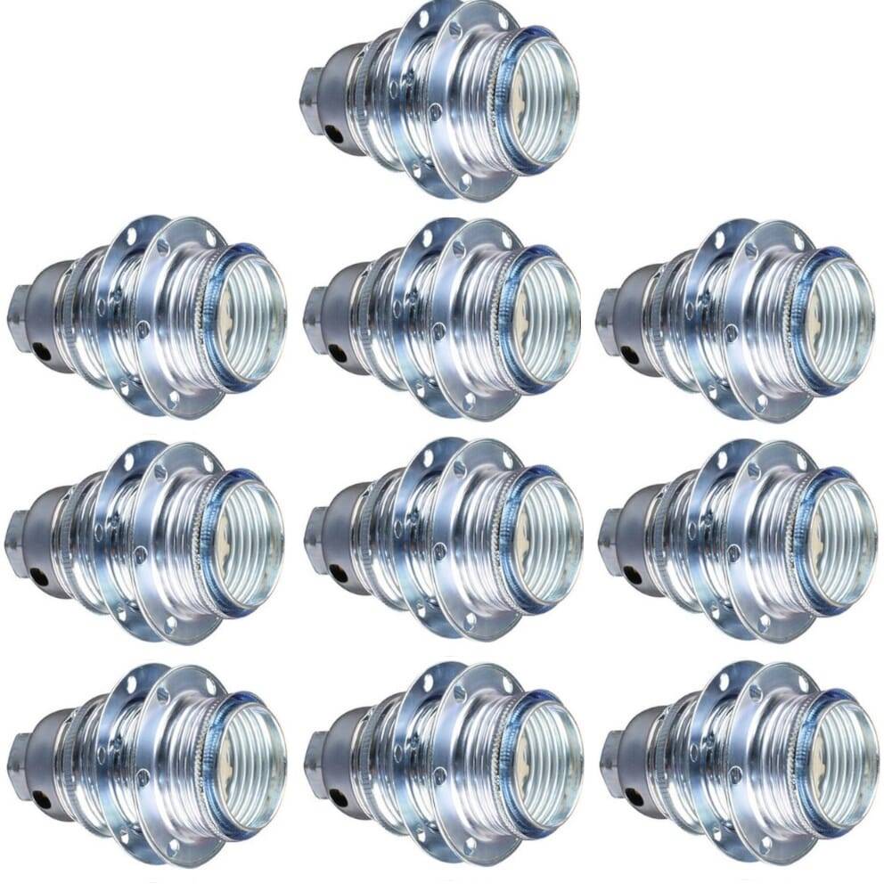 Lamphouder + 2 Ringen - E14 - Chroom - Per 10 stuks-1