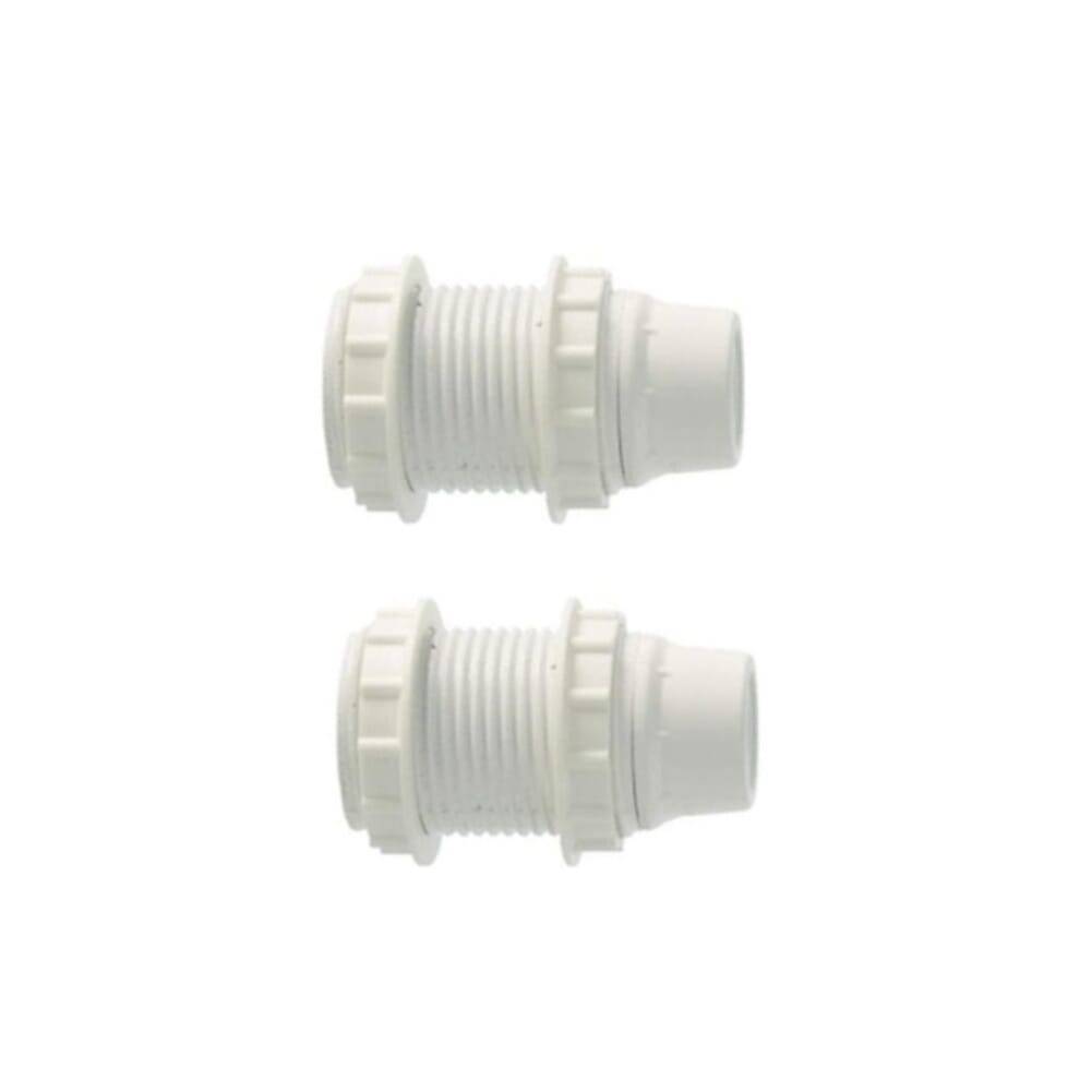 Lamphouder + 2 ringen - E14 - wit - Per 2 stuks-1