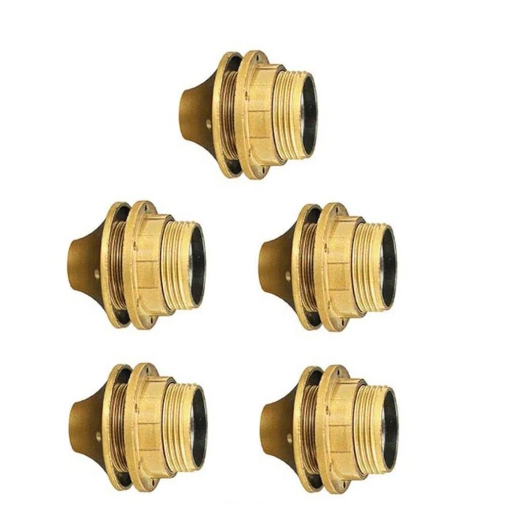 Lamphouder met Kraag + Ring - E27 - Goud - Per 5 stuks-1