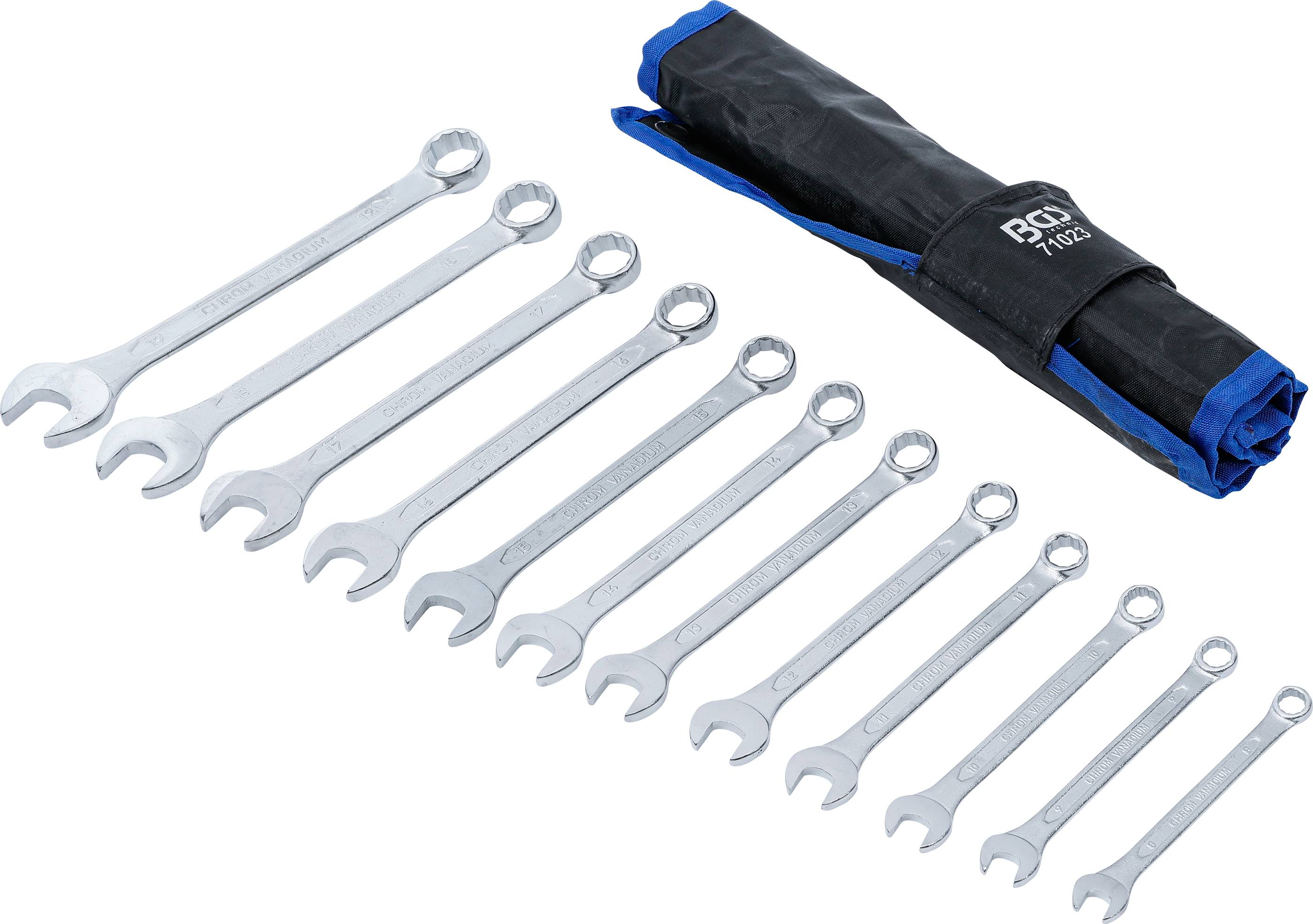 BGS Steekringsleutel set 8 - 19 mm in tetron tas-1