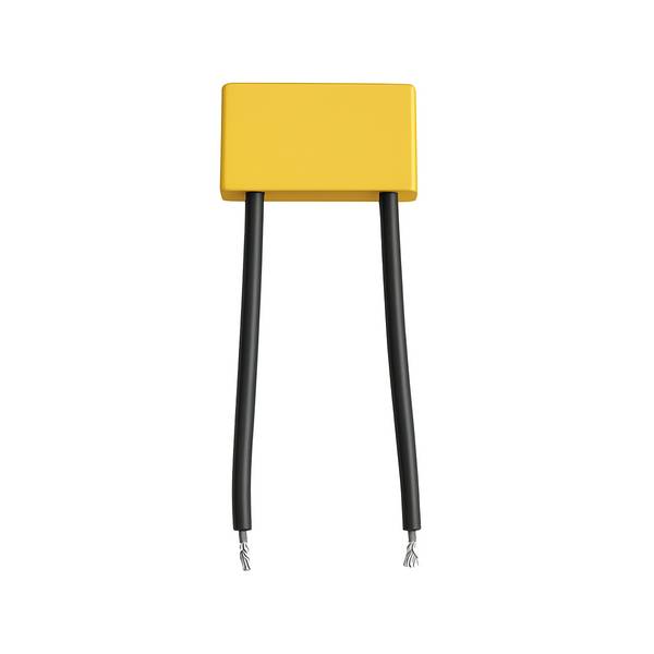 LED Dimstabilisator 220N - Stopt flikkeren van LED lampen tot 6W - 0.22uF - Geel