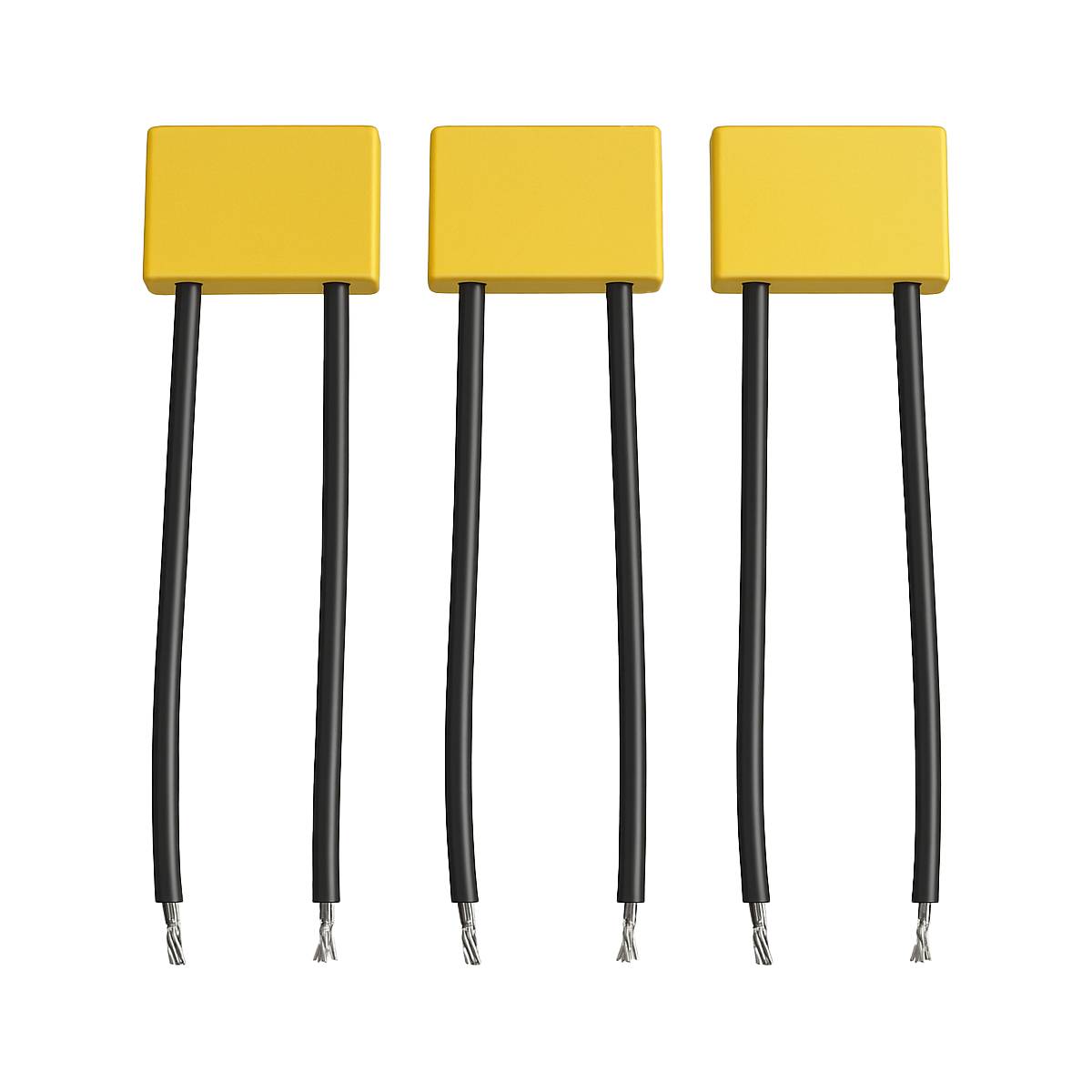 LED Dimstabilisator 100N - Stopt flikkeren van LED lampen tot 6W - 0.1uF - Geel - 3 stuks-0