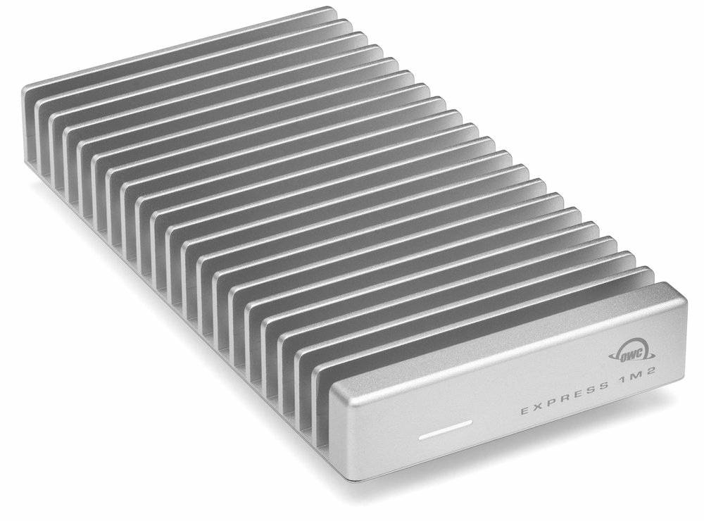 Other World Computing OWC Express 1M2 - SSD - 1TB - extern (tragbar) - USB4 (USB-C Steckverbinder) - Silber (OWCUS4EXP1-4
