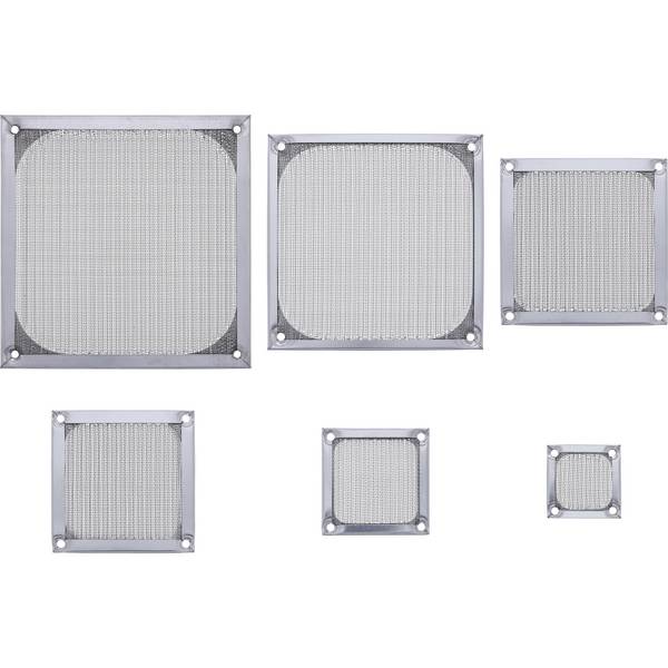 PC ventilator beschermfilter (fan filter) - 80 x 80 mm / aluminium
