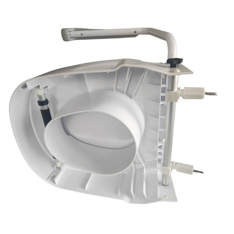 Verhoogde toiletbril met handgrepen-5