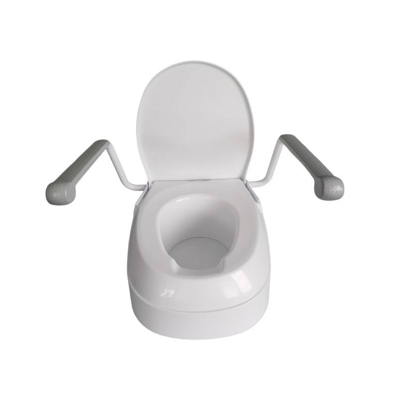 Verhoogde toiletbril met handgrepen-2