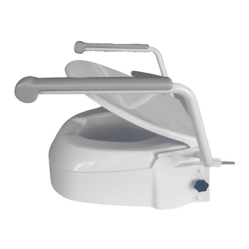 Verhoogde toiletbril met handgrepen-3