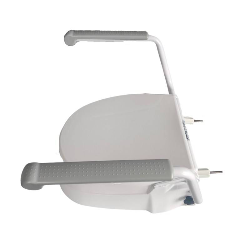 Verhoogde toiletbril met handgrepen-4