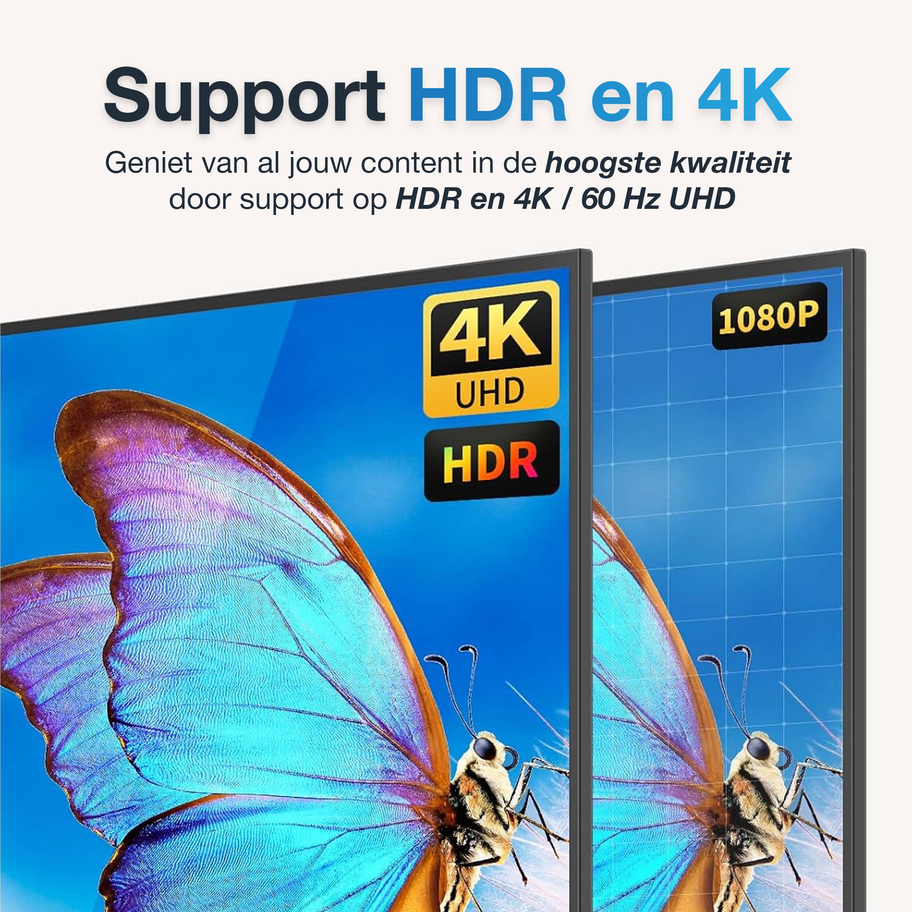 Qost - DisplayPort naar HDMI kabel - Zwart - 1.8 Meter-2