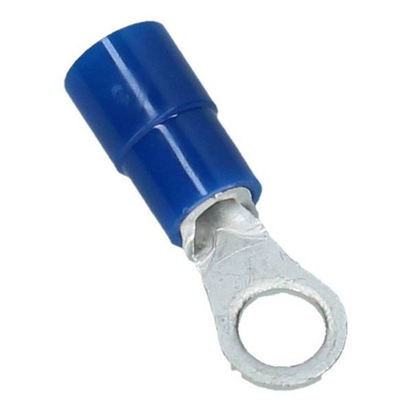 Ratio Kabelschoen Ring/kabeloog 1.5-2.5mm² - 6mm - Blauw - 10st in blister