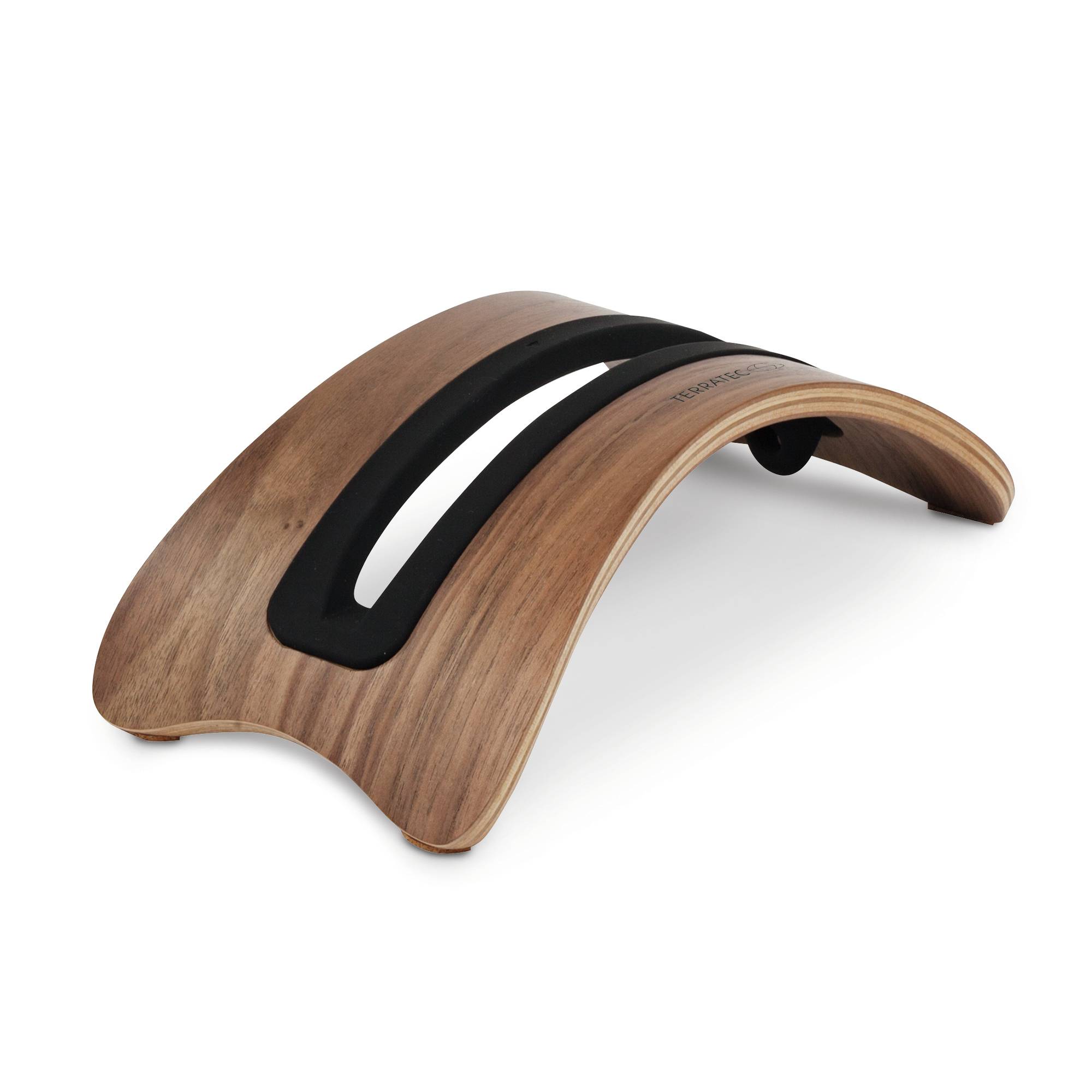 TERRATEC tabletstandaard Holzzwei bruin echt hout-0