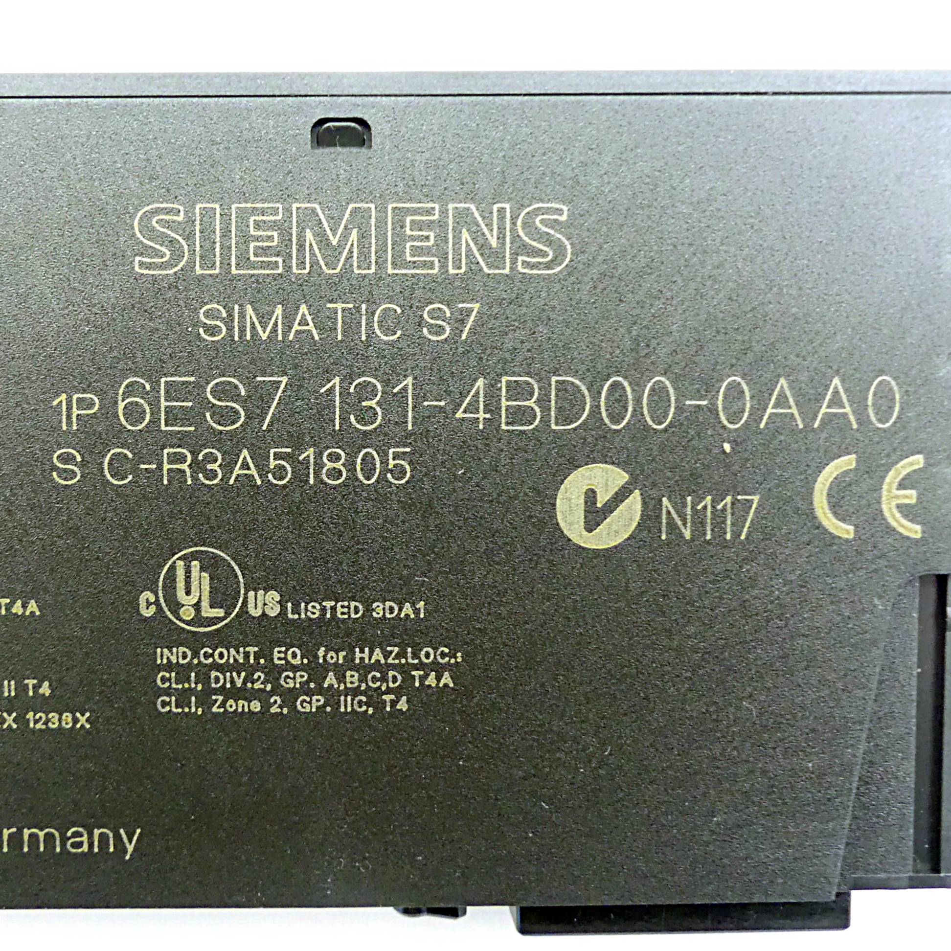 Siemens 6ES71314BD000AA0 SIMATIC DP 5 ELECTRON MODULES FOR-1