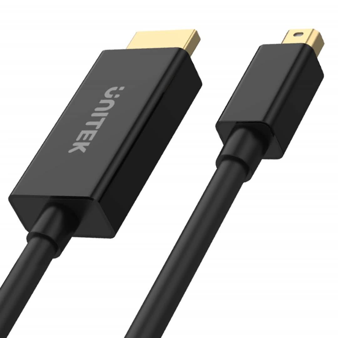 UTK Unitek V1152A Adapter miniDP - HDMI 4K 30Hz kabel 2m-1