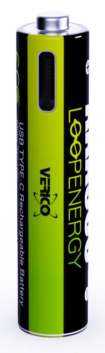 Verico LoopEnergy Li-Ion-batterij AAA900, USB-C, verpakking van 4 stuks in de detailhandel-3