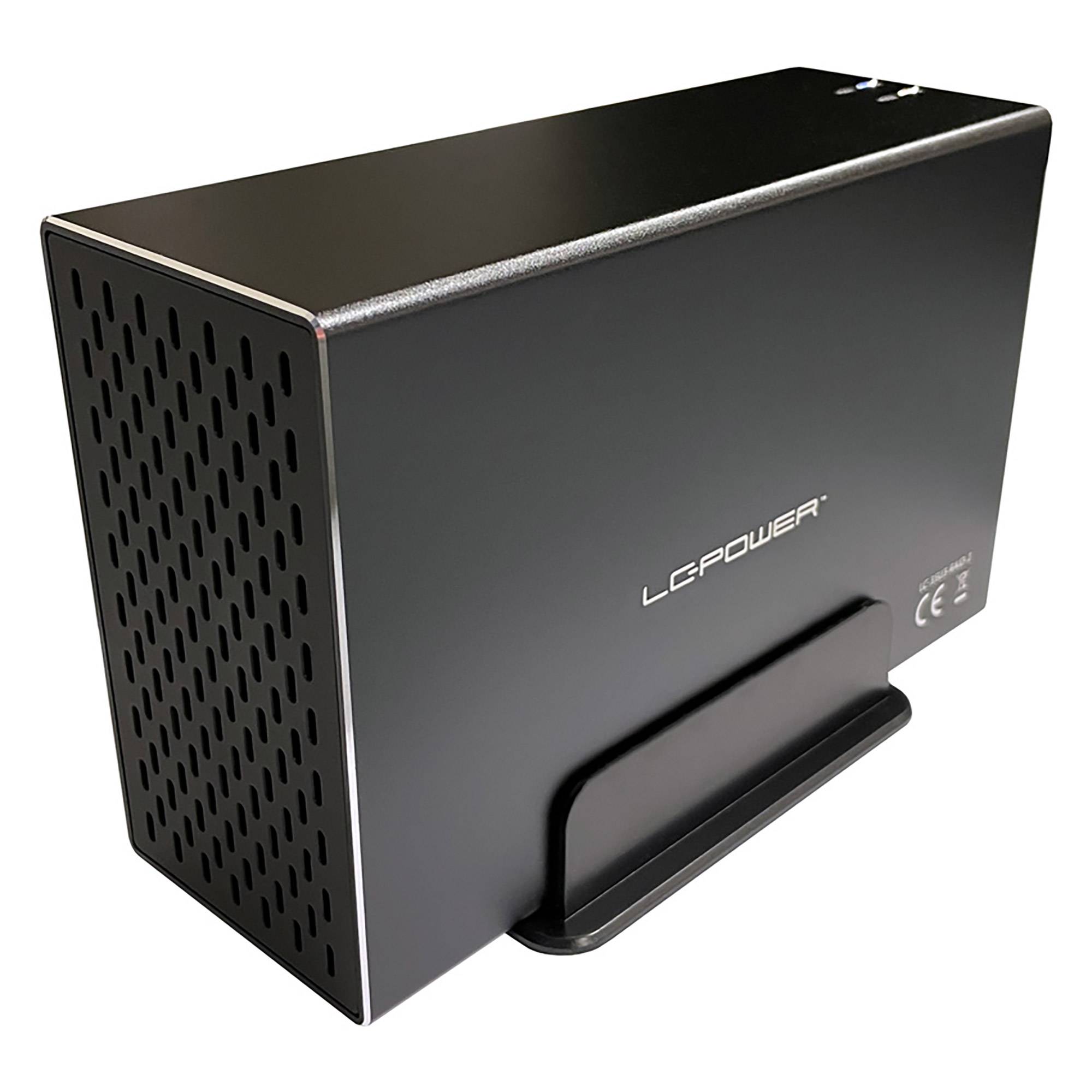 LC-Power LC-35U3-RAID-2 behuizing voor opslagstations HDD-behuizing Zwart 3.5"